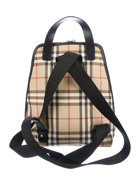 burberry nova check studded bag|burberry nova check backpack.